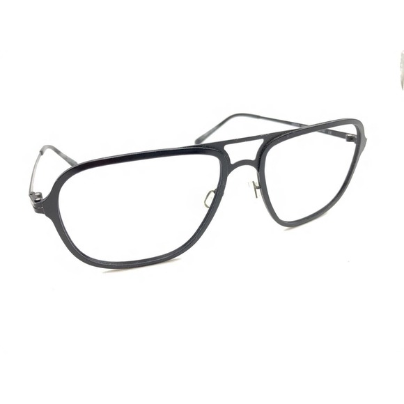 Modo 652 BLK Titanium Matte Black Aviator Sunglasses Frames 57